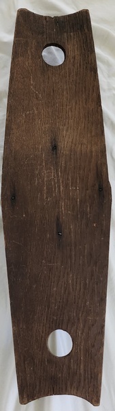 **19th C. Folk Art Painted Flax Hetchel/Hatchel