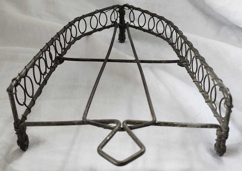 Antique ca. 1920's Twisted Wire Iron Form Trivet