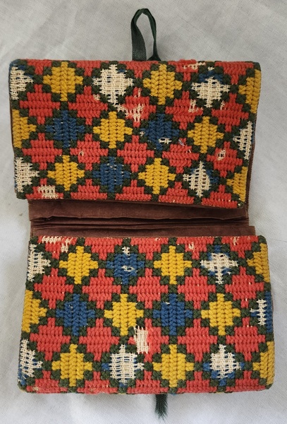 19th C. Signed J.M. Faires Pocketbook/Wallet