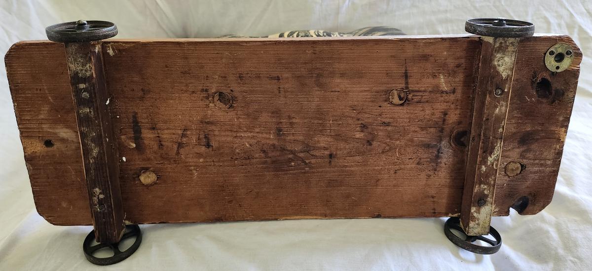 Published 19th C. Zebra Pull Toy Ex Wendel