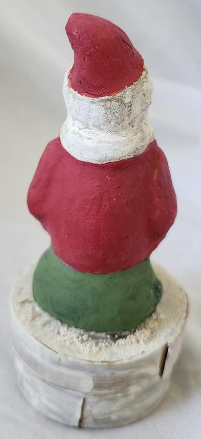Small Antique Belsnickel Santa Candy Container