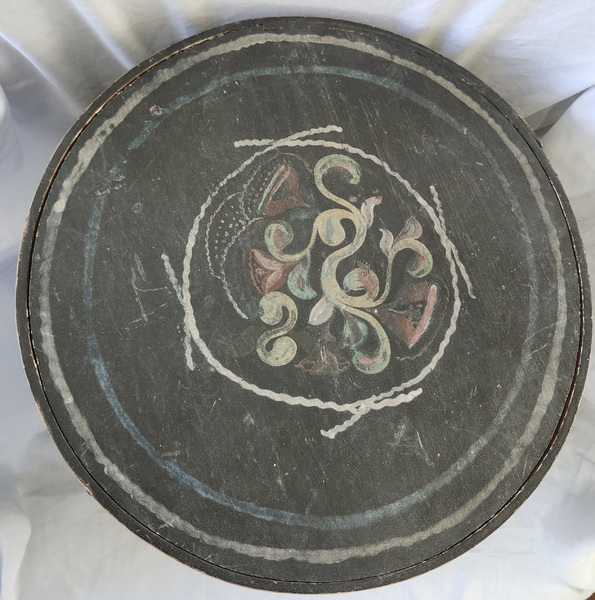 **Huge 15" Diameter Painted Band/Pantry Box