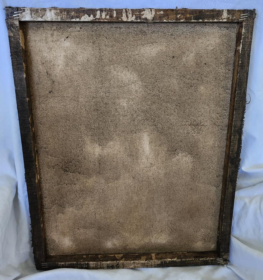 Antique Victorian Folk Portrait of Young Girl
