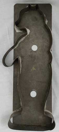 12 3/4" Antq. Folk Art Standing Bear Cookie Cutter