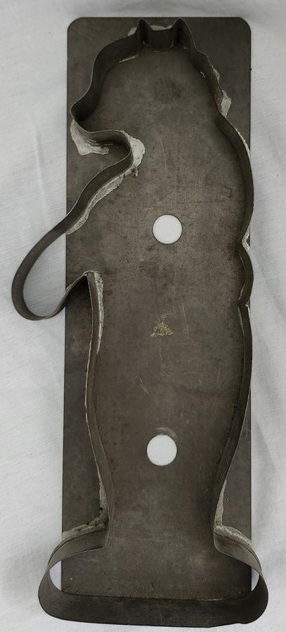 12 3/4" Antq. Folk Art Standing Bear Cookie Cutter