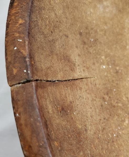 **Ca. 1830 Lancaster Co. Amish Painted Dough Bowl