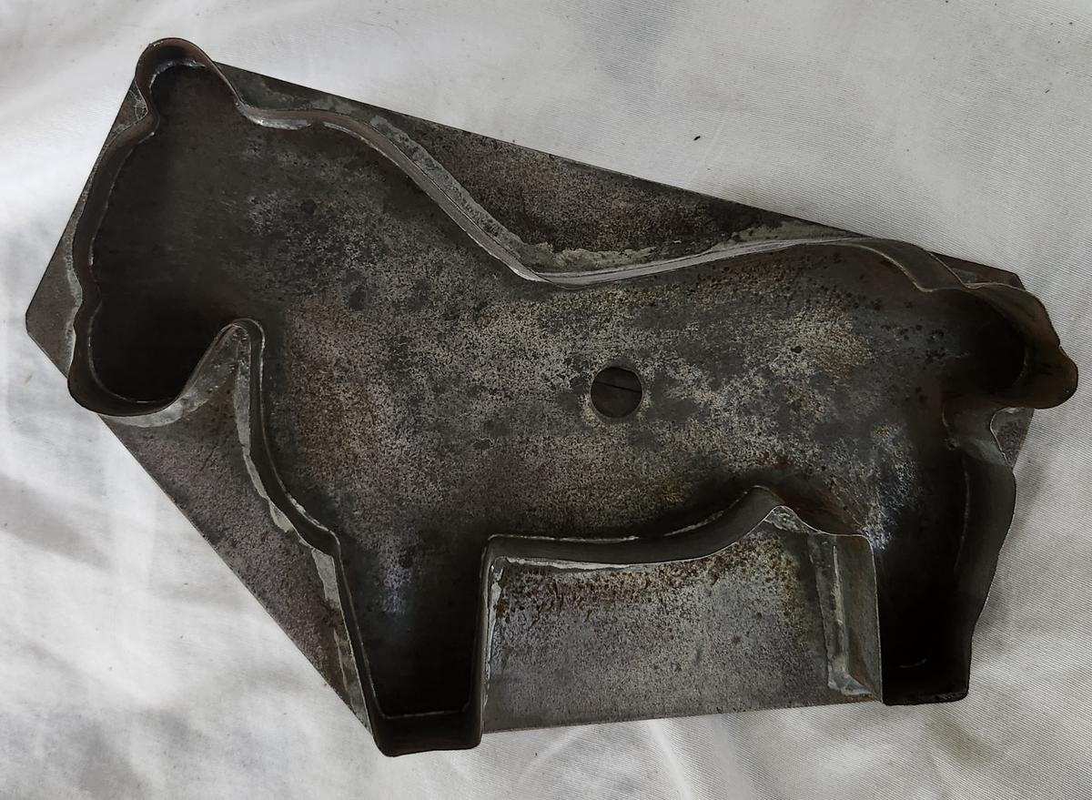 Old 9" x 6" PA. Folk Art Horse Cookie Cutter