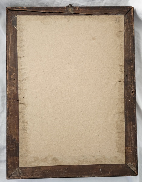**Victorian Eglomise Silhouette of Amy Robsart