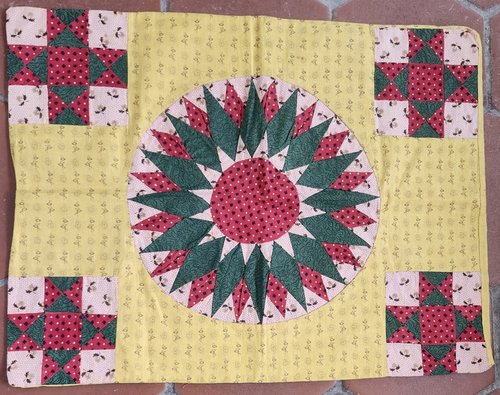 **Mint 19th C. Lancaster Co. PA. Pieced Pillowcase