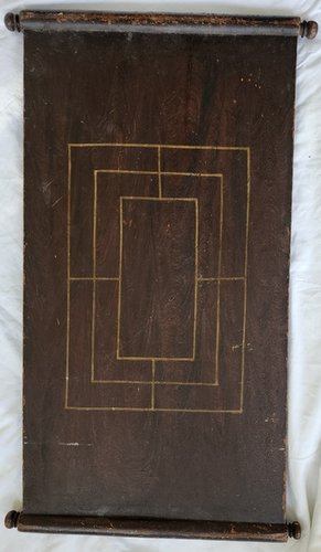 **19th C. Double Sided Mill & Checkers Gameboard