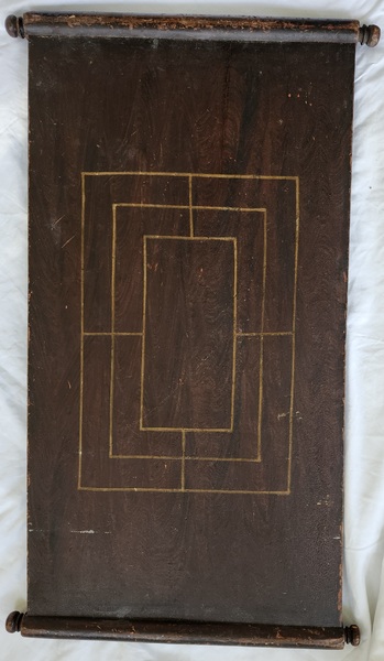 **19th C. Double Sided Mill & Checkers Gameboard
