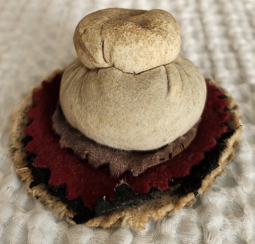 Unique Antique Loaf of Bread Pen Wipe