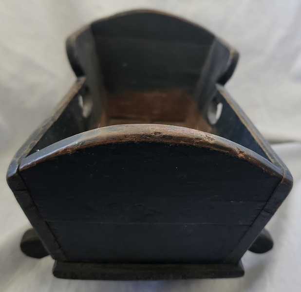 Antique ca.1880 Painted Doll Cradle