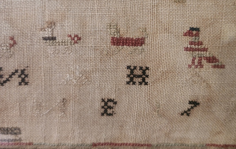 Dtd. 1799 PA. Anna Hackman Sampler w/Provenance