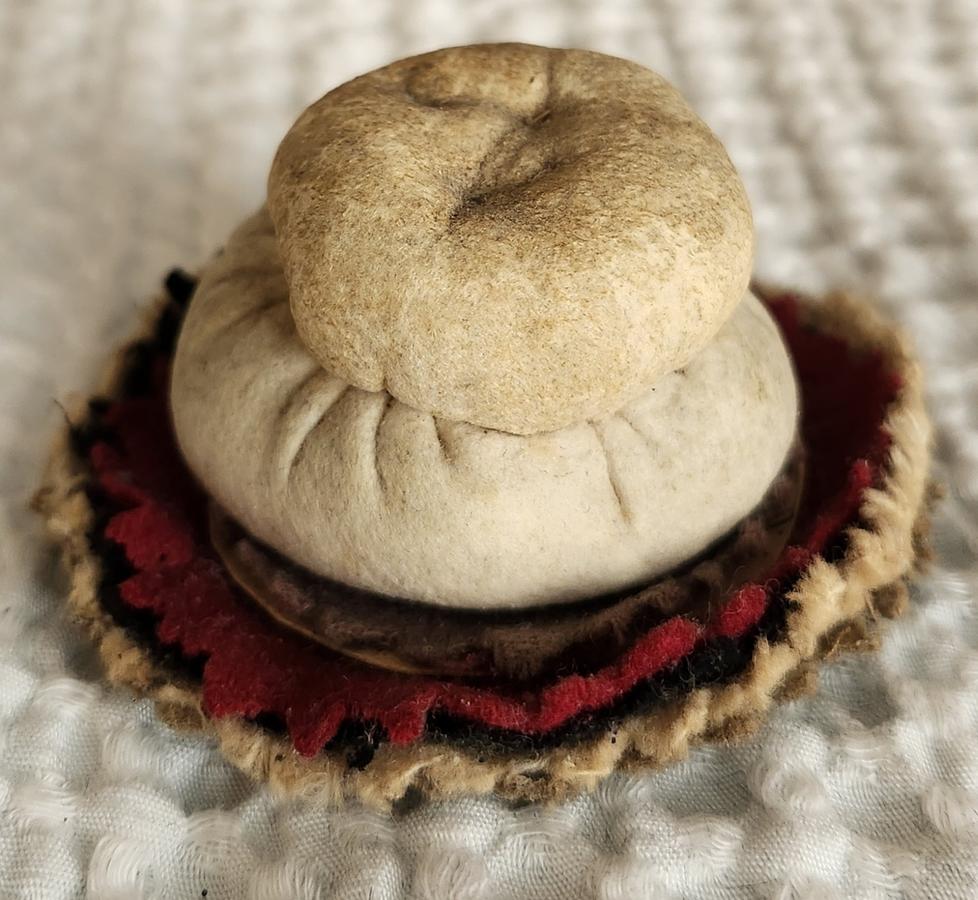 Unique Antique Loaf of Bread Pen Wipe
