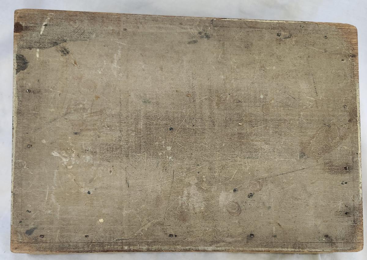 Antique Knife Box Cutlery Tray in Original Paint