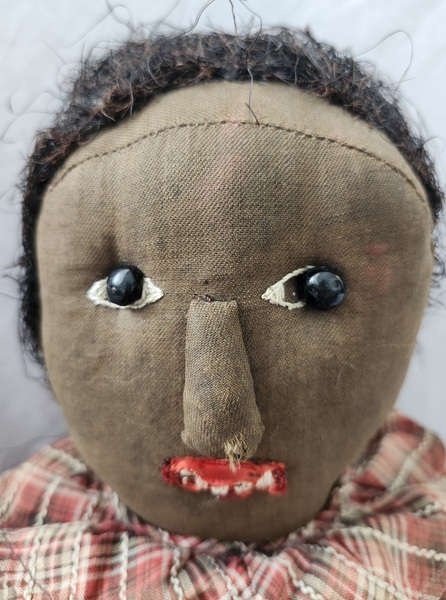 19th C. All Original Black Folk Doll Ex Stass #2