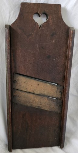 19th C. PA. Folk Art Slaw Board w/Heart Cutout