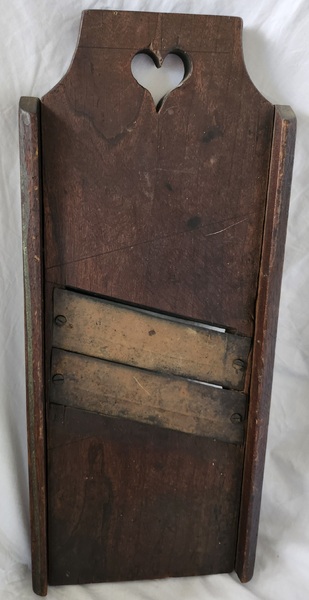 19th C. PA. Folk Art Slaw Board w/Heart Cutout