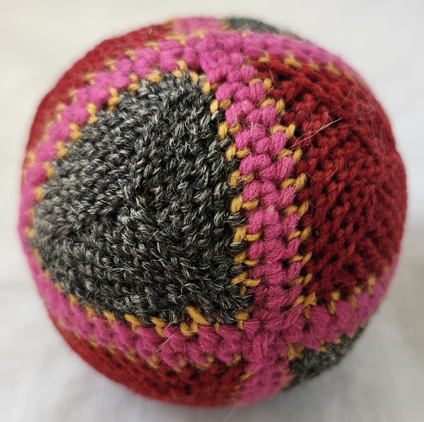 Pr. Antq. PA. Crocheted Ball Pin Cushion Whimsies
