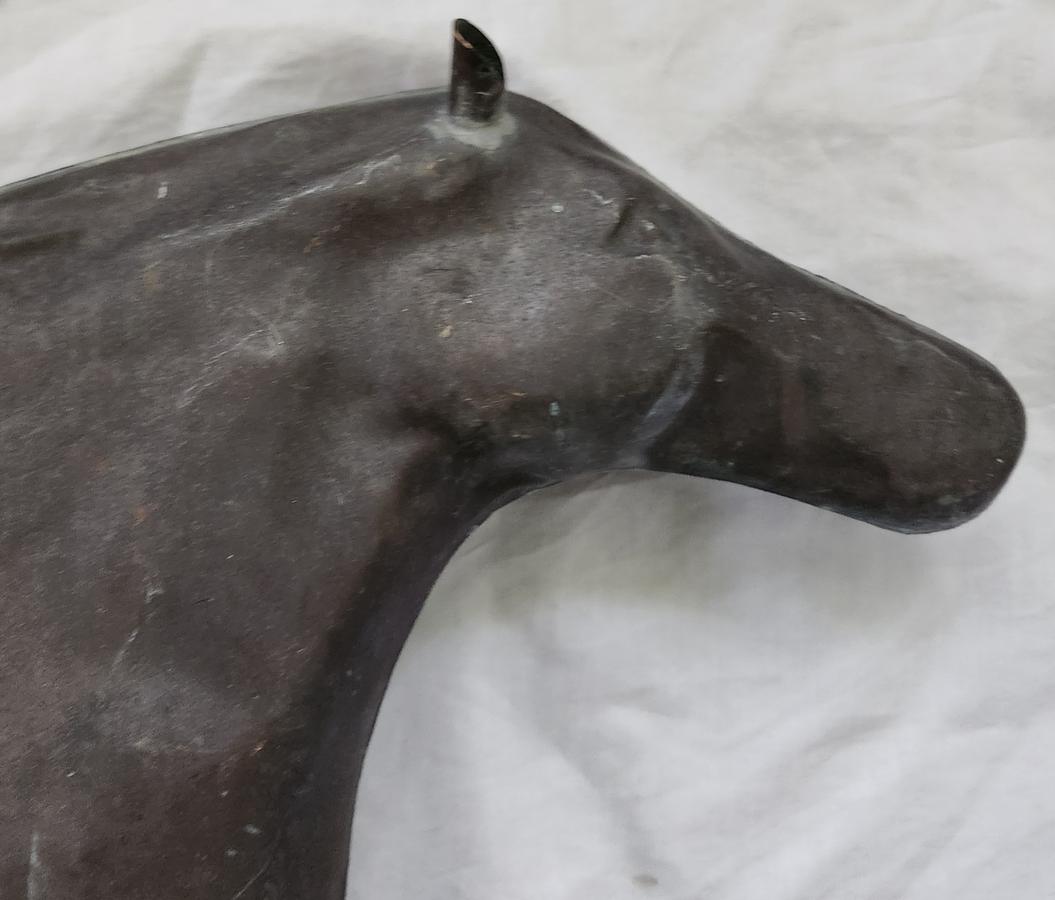 Vintage Copper Running Horse Weather Vane