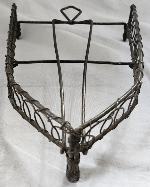 Antique ca. 1920's Twisted Wire Iron Form Trivet