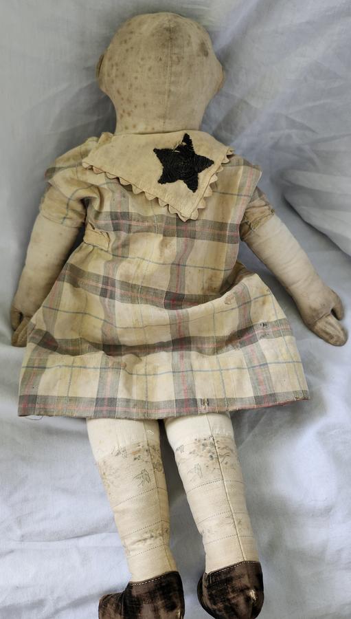 Comical Antique Primitive Folk Art Rag Doll
