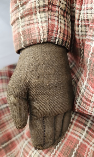 19th C. All Original Black Folk Doll Ex Stass #2
