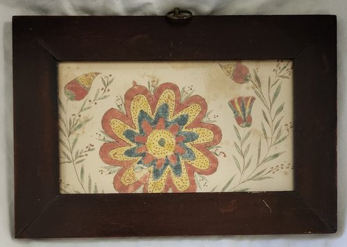 19th C. PA. Folk Art Fraktur Ex Adams York, PA
