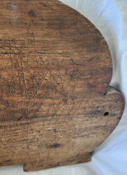 **Lg. 19" L. Antique Folk Art Rabbit Cutting Board