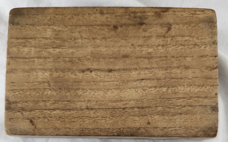 Antq. PA. Deeply Carved Abstract Butter Print