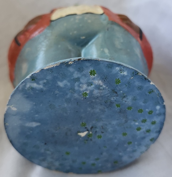 **Antq. Paper Mache Easter Rabbit Candy Container