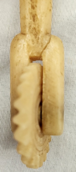 **Pr.19th C. Carved Bone Pie Crimpers