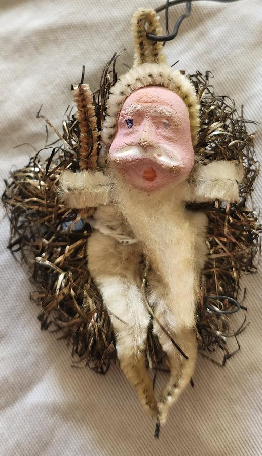 Dear Pr. Antique Santa Belsnickel Xmas Ornaments
