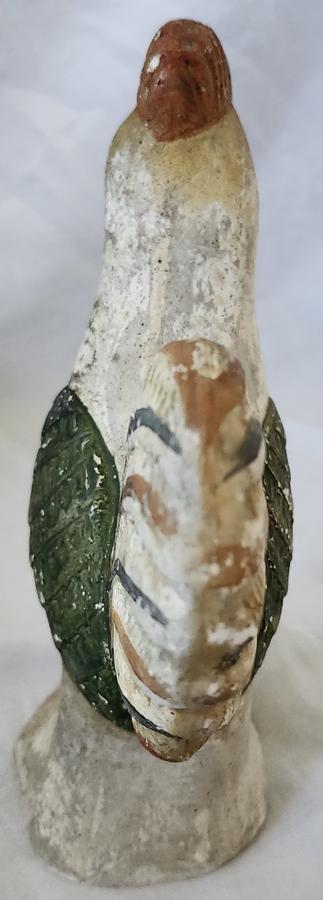 19th C. PA. Hollow Cast Chalkware Rooster #3