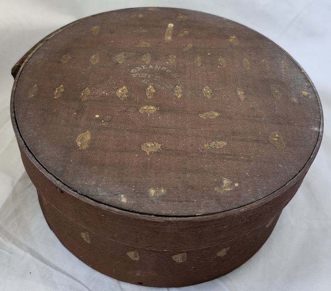**Antique Primitive Painted Pantry Box #1