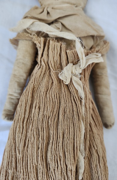 19th C. Primitive Folk Art Rag Doll-Strong Museum