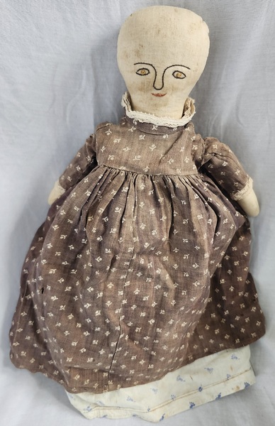 **Antique Folk Art Topsy Turvy Doll #1