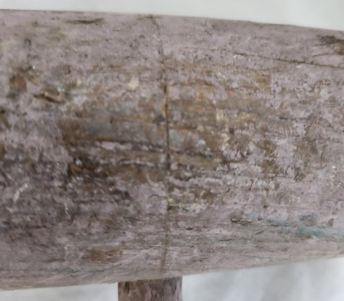 Antique Wooden Mallet in Original Lavender Paint