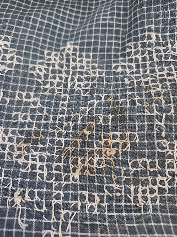Antique PA. Homespun Apron w/Birds & Flowers