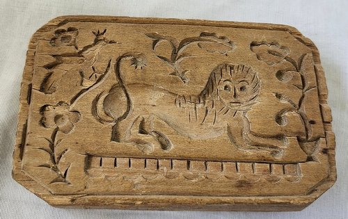 19th C. German Double Sided Butter/Cookie Print