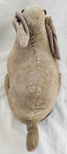 Antique Rabbit Push Toy w/Articulated Mouth & Ear