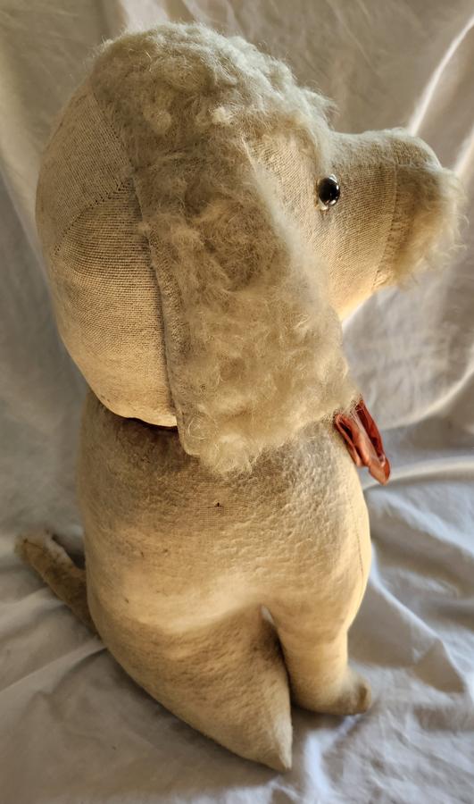 Rare Huge 18" Antique German Dog Candy Container