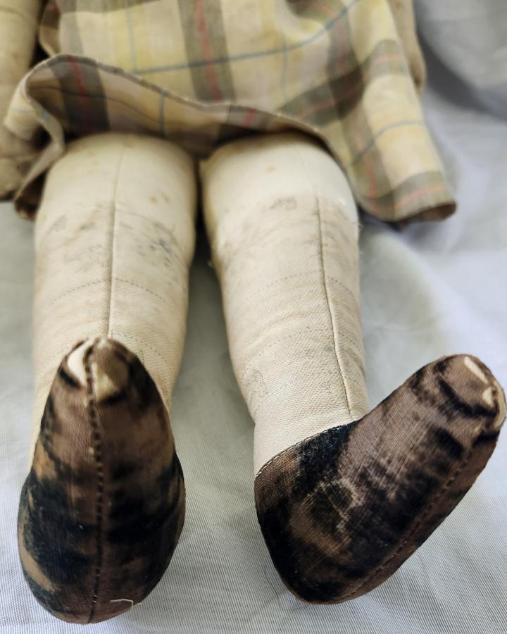 Comical Antique Primitive Folk Art Rag Doll