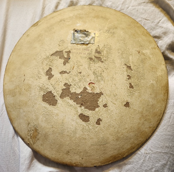 19th C. Painting of Swallows on Papier Mache Plate
