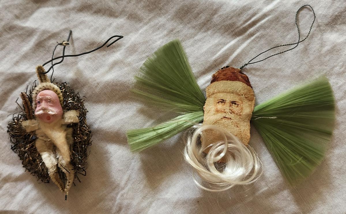 Dear Pr. Antique Santa Belsnickel Xmas Ornaments
