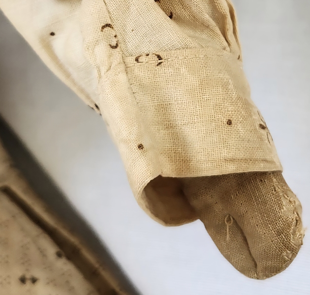 Late 1800's Folk Art Rag Doll-Hand Drawn Face
