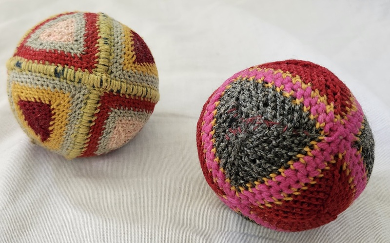 Pr. Antq. PA. Crocheted Ball Pin Cushion Whimsies