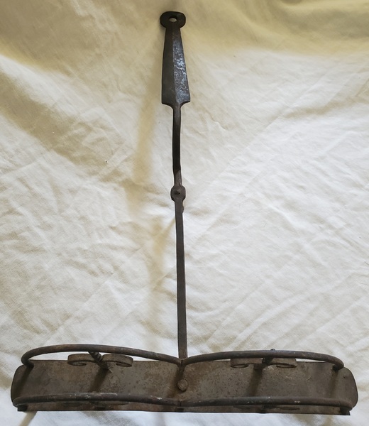 **Antique 18th C. Wrought Iron 20 1/2" Toaster