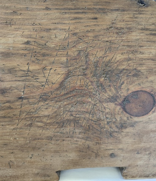 **Lg. 19" L. Antique Folk Art Rabbit Cutting Board
